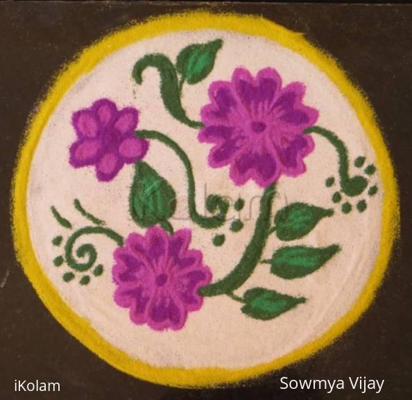 Rangoli: Free hand Design -small kolams