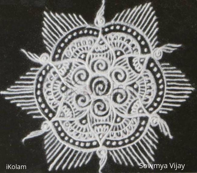 Rangoli: Free hand Design -small kolams