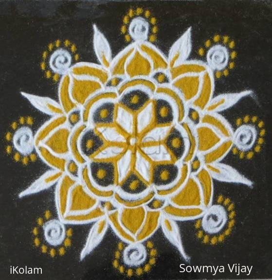 Rangoli: Free hand Design -small kolams