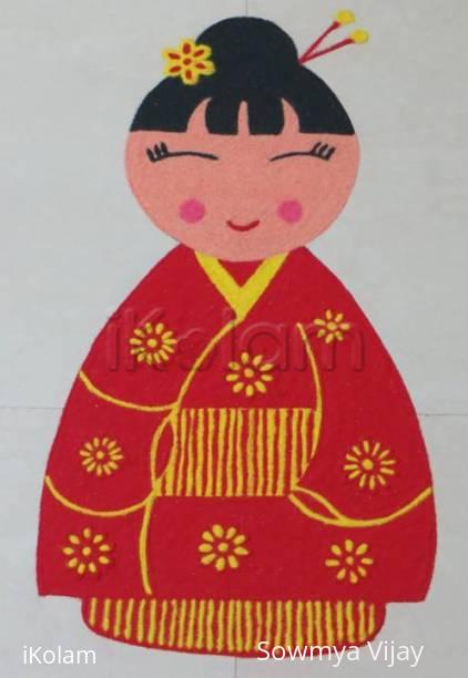 Rangoli: Hina matsuri-2014