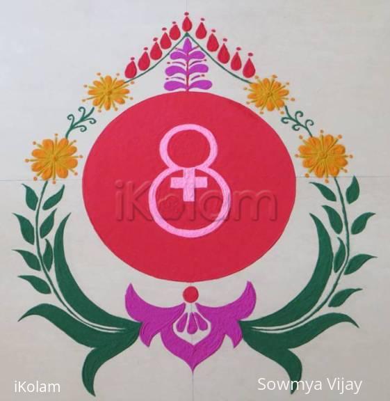 Rangoli: International Woman's Day-2014 Rangoli: International Woman's Day-2014