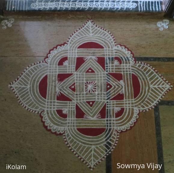 Rangoli: Padikolam for friday Rangoli: Padikolam for friday