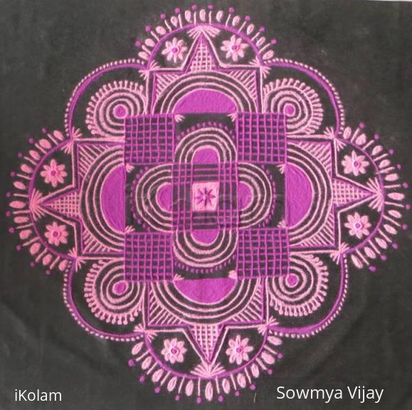 Rangoli: Navarathri Specials- Kolam 8 Rangoli: Navarathri Specials- Kolam 8
