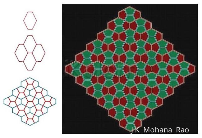 Rangoli: Islamic art - 2 - Cairo Pentagons