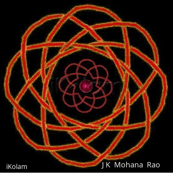 Rangoli: hRidayakamalam inside out Rangoli: hRidayakamalam inside out
