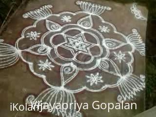 Rangoli: Kolam on kanda Shashti Day Rangoli: Kolam on kanda Shashti Day