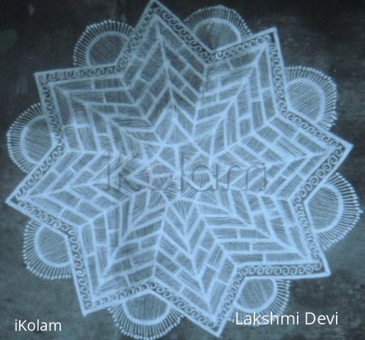 Rangoli: free hand kolam