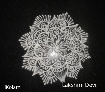 Rangoli: Beginner kolam