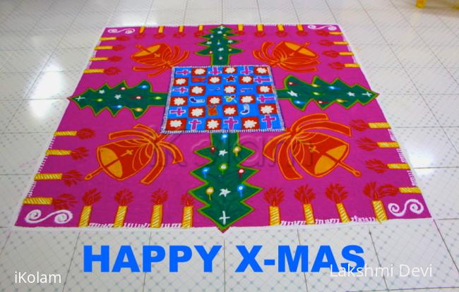 Rangoli: Happy X-MAS