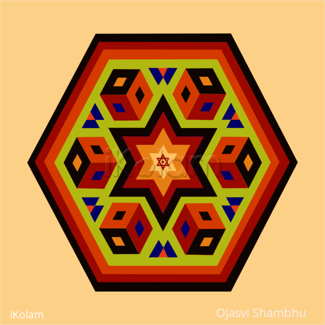Rangoli: Digital Dotted Kolam