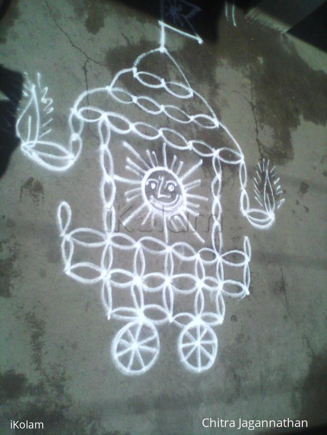 Rangoli: Radha Saptami kolam