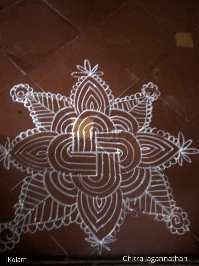 Rangoli: Friday padi kolam
