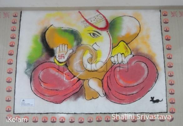 Rangoli: Ganpati Rangoli