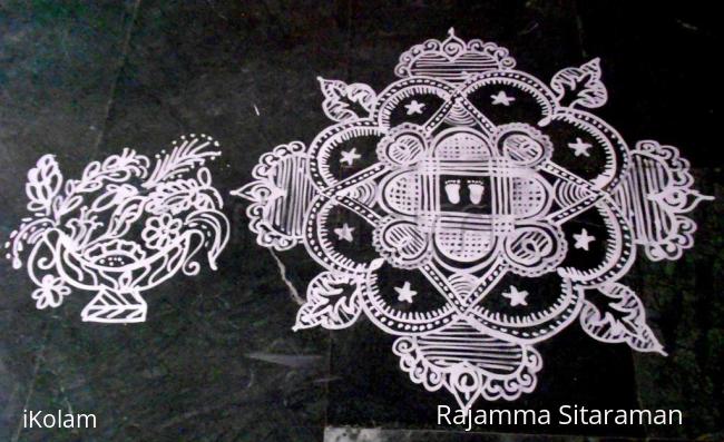 Rangoli: Kanyakolam Rangoli: Kanyakolam